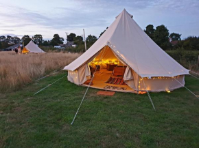 6m xl bell tent with log burner near Whitby